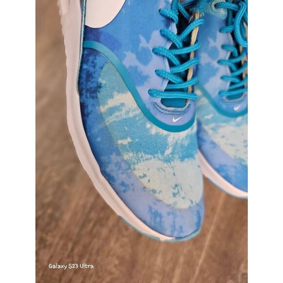 Nike Air Max Thea Print Blue Lacquer White EUC - Picture 11 of 13